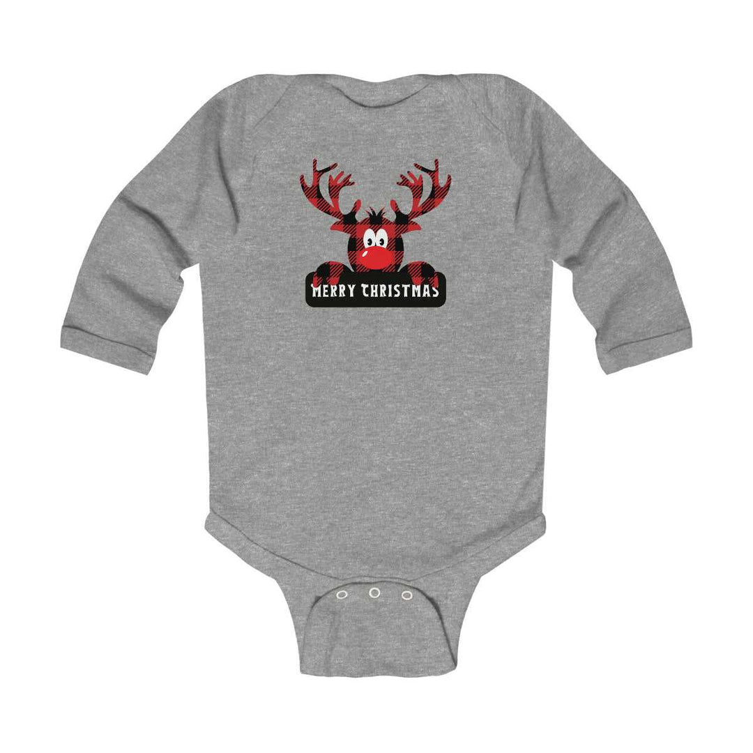 Merry Christmas Buffalo Plaid Long Sleeve Onesie 17257932855006899586 19 Kids clothes Worlds Worst Tees