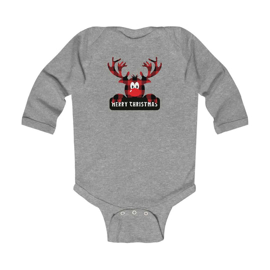 Merry Christmas Buffalo Plaid Long Sleeve Onesie 17257932855006899586 19 Kids clothes Worlds Worst Tees