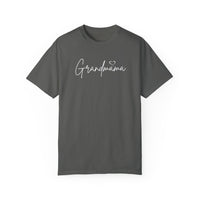 Grandmama Tee: Garment-dyed t-shirt in 100% ring-spun cotton, featuring a relaxed fit and double-needle stitching for durability. Ideal for daily wear. From Worlds Worst Tees.