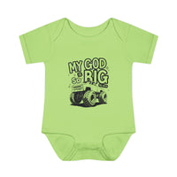 My GOF is So Big Onesie for infants, featuring soft, 100% ring-spun cotton with lap shoulders, designed for comfort and easy dressing.
