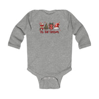 Tis the Season Holiday Long Cross Sleeve Onesie