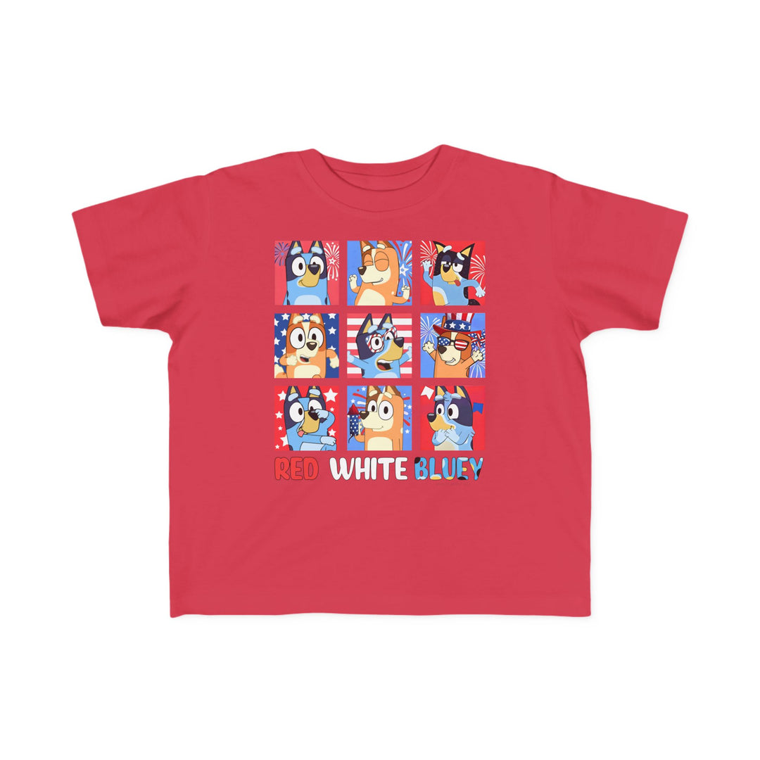 Red White and Bluey Toddler Tee