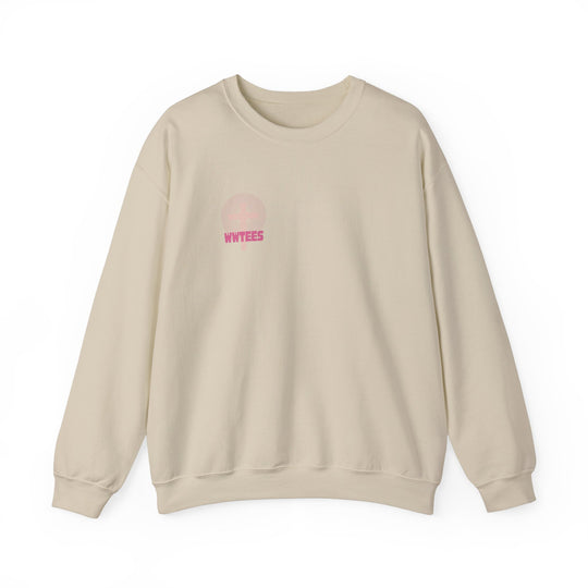 Unisex crewneck sweatshirt labeled Good Things are Coming Crew, showcasing a classic fit, ribbed collar, and durable stitching, ideal for comfort and style.