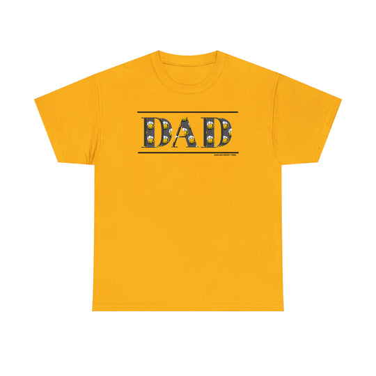 A staple for casual fashion, the Dad Beer Tee features durable construction with no side seams, ribbed collar, and tape shoulders. Unisex, 100% cotton tee in various sizes. From Worlds Worst Tees.