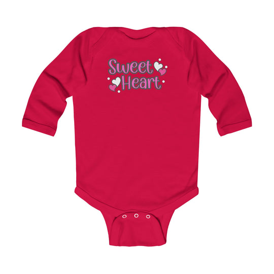 Sweet Heart Long Sleeve Onesie