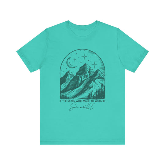 Worship Tipsy Tee: A classic unisex jersey short sleeve t-shirt, soft cotton with ribbed knit collars and tapered shoulders for a comfortable, stylish fit.