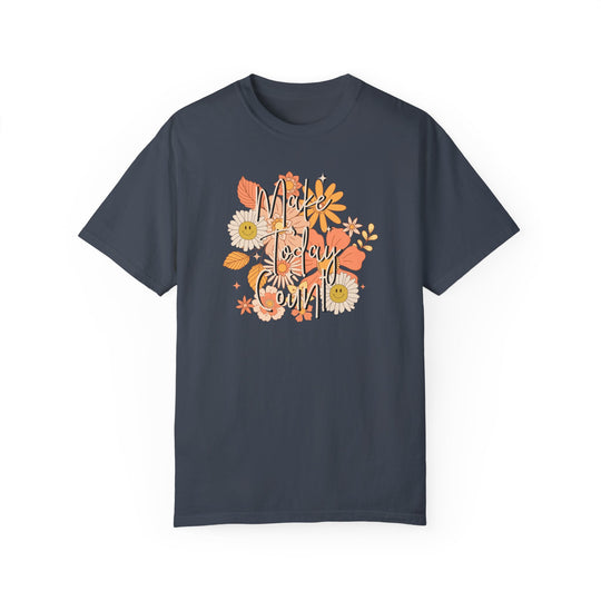 A relaxed fit, garment-dyed t-shirt featuring a graphic design. Made of 100% ring-spun cotton for softness and durability. Ideal for daily wear. From 'Worlds Worst Tees'.