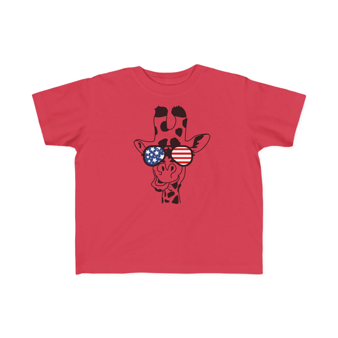 4th of July Giraffe Toddler Tee