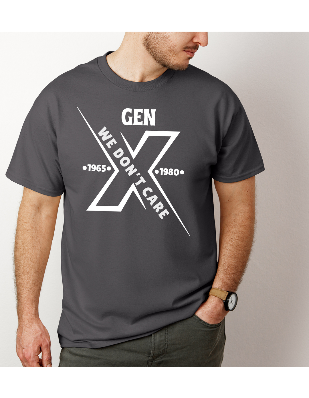 Gen X We Don't Care Tee