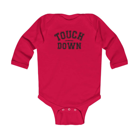 Touch Down Long Sleeve Onesie 14900325255722673224 19 Kids clothes Worlds Worst Tees