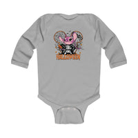 Pink Stitch Halloween Long Sleeve Onesie 90503712921105325416 19 Kids clothes Worlds Worst Tees