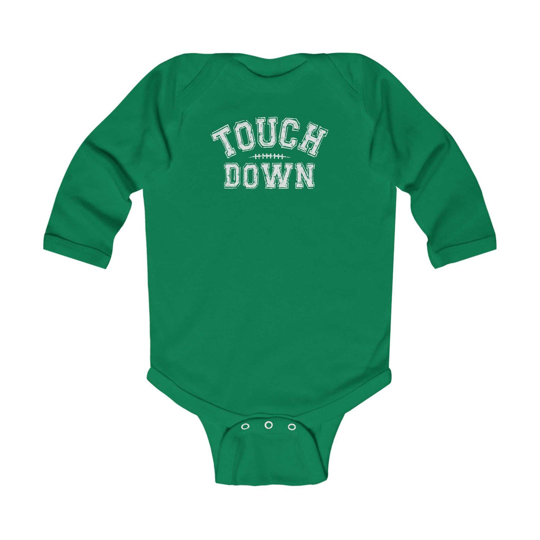 Touch Down Long Sleeve Onesie 14900325255722673224 19 Kids clothes Worlds Worst Tees