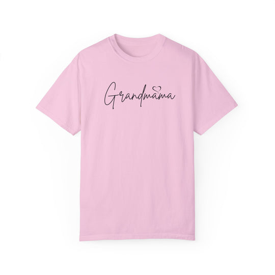 A relaxed fit Grandmama Tee, crafted from 100% ring-spun cotton, featuring double-needle stitching for durability and a seamless design for comfort. Ideal for daily wear.