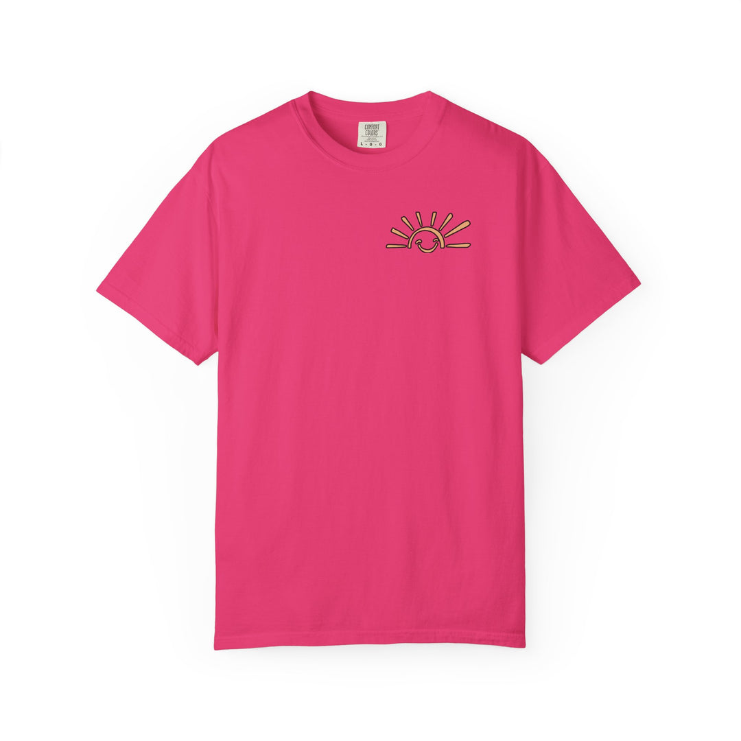 Boatin and Floatin Tee: A relaxed-fit, durable t-shirt made from 100% ring-spun cotton, ideal for casual wear with a soft-washed finish.
