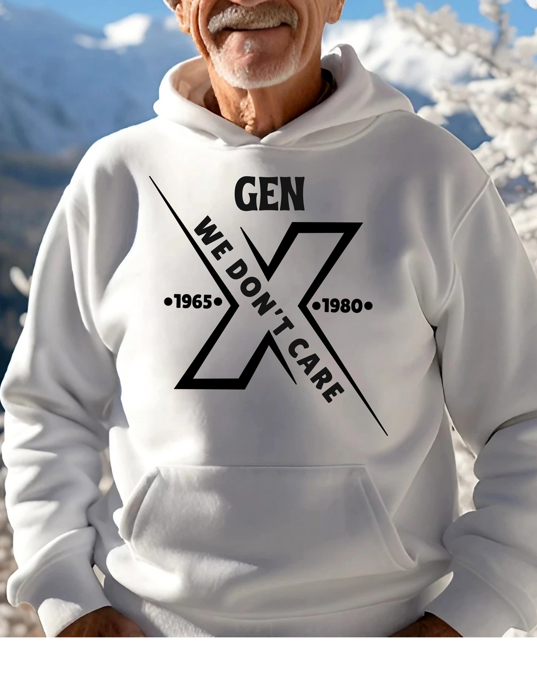 Gen X We Don't Care Hoodie