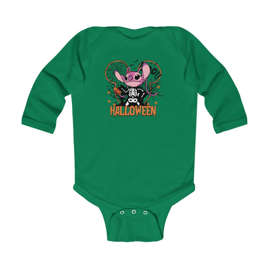 Pink Stitch Halloween Long Sleeve Onesie 90503712921105325416 19 Kids clothes Worlds Worst Tees