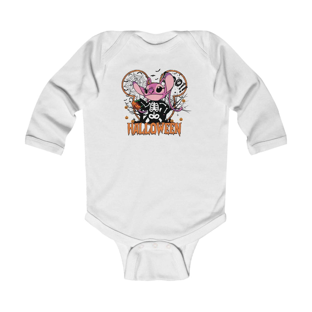 Pink Stitch Halloween Long Sleeve Onesie 90503712921105325416 19 Kids clothes Worlds Worst Tees