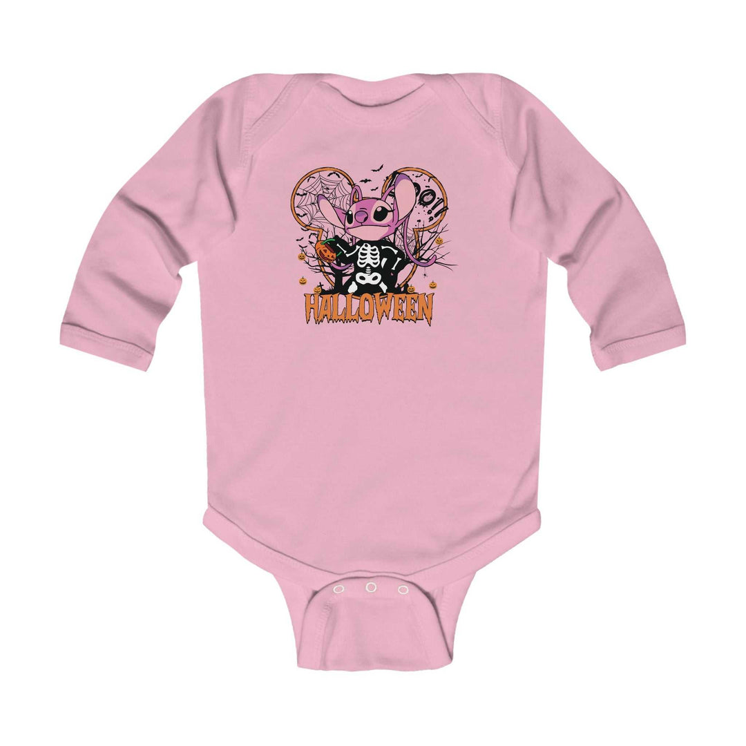 Pink Stitch Halloween Long Sleeve Onesie 90503712921105325416 19 Kids clothes Worlds Worst Tees