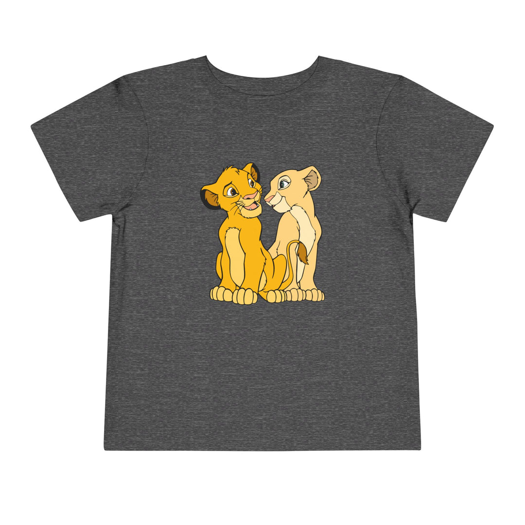 Simba Toddler Tee: A soft, comfortable short sleeve t-shirt for toddlers, featuring Airlume combed and ring-spun cotton with a tear-away label for everyday wear.