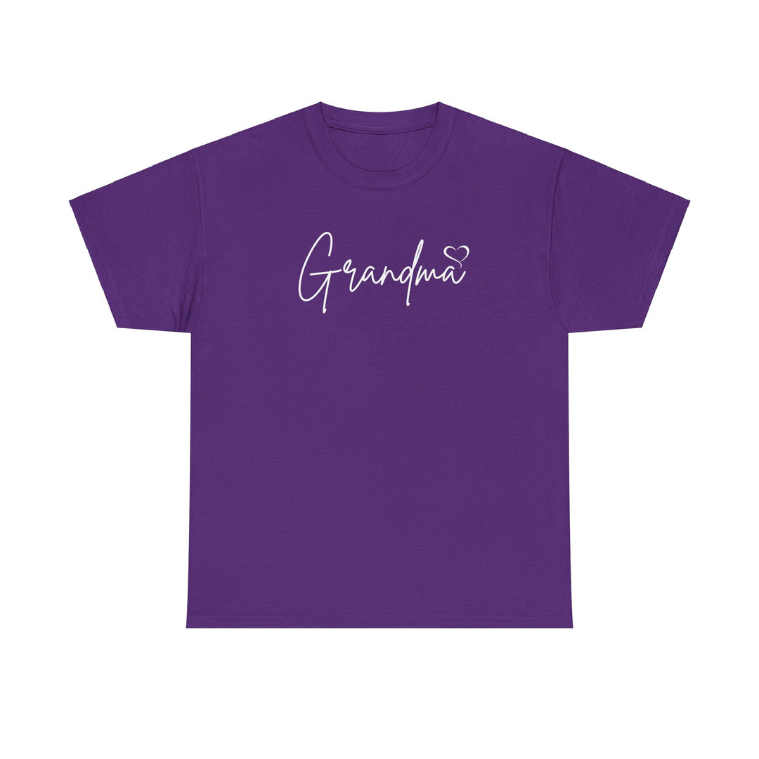 Unisex Grandma Love Tee: Classic fit, heavy cotton shirt with ribbed collar. No side seams for comfort. Durable tape on shoulders. Medium weight fabric. Sizes S-5XL. Fiber content varies.