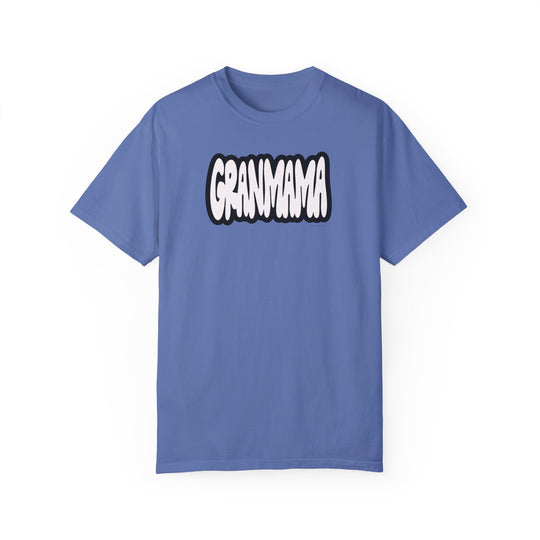 Grandmama Tee: A soft, ring-spun cotton t-shirt with a relaxed fit and double-needle stitching for durability. No side-seams maintain its tubular shape. Ideal for daily wear.