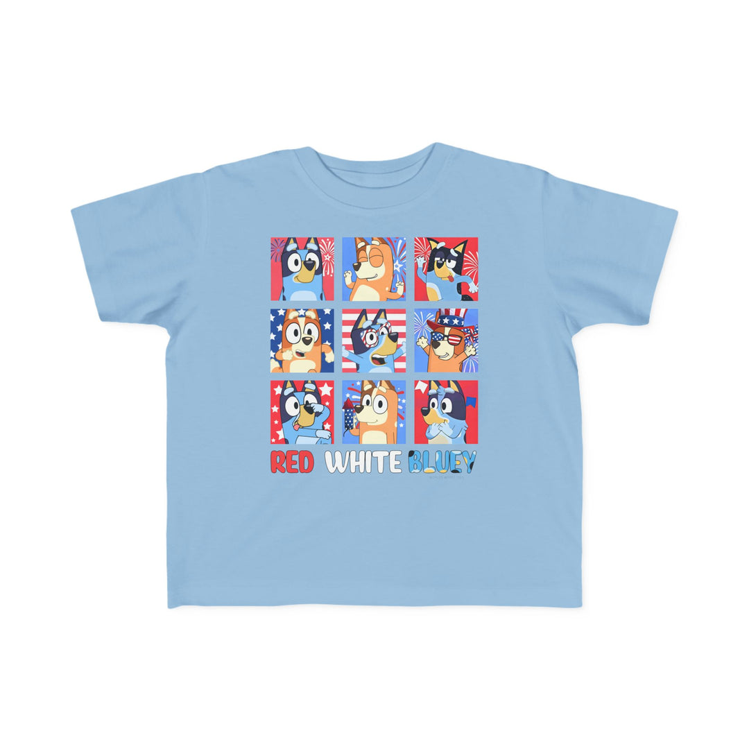 Red White and Bluey Toddler Tee