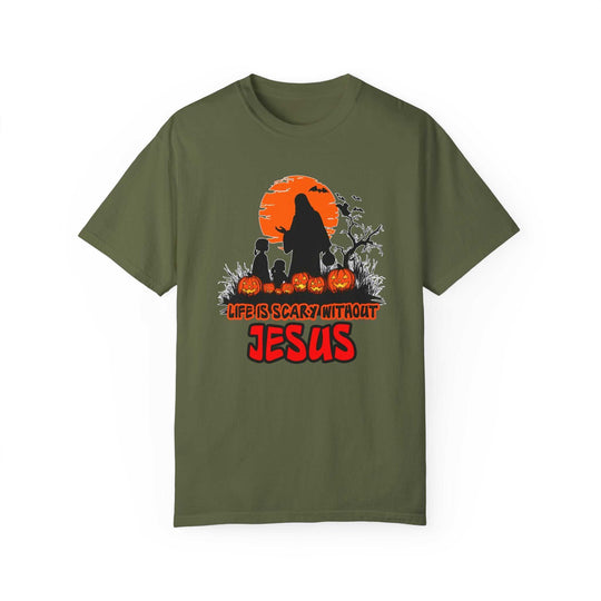 Life is Scary Without Jesus Tee 12136863061553362567 28 T-Shirt Worlds Worst Tees