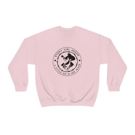 Every Girl Needs A Little Rip Crewneck 32317282323721187728 44 Sweatshirt Worlds Worst Tees