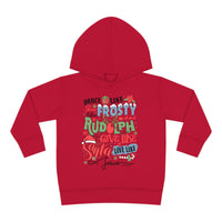 Toddler hoodie with jersey-lined hood, cover-stitched details, and side-seam pockets for durability and comfort. Made of 60% cotton, 40% polyester blend. Ideal for cozy playtime.