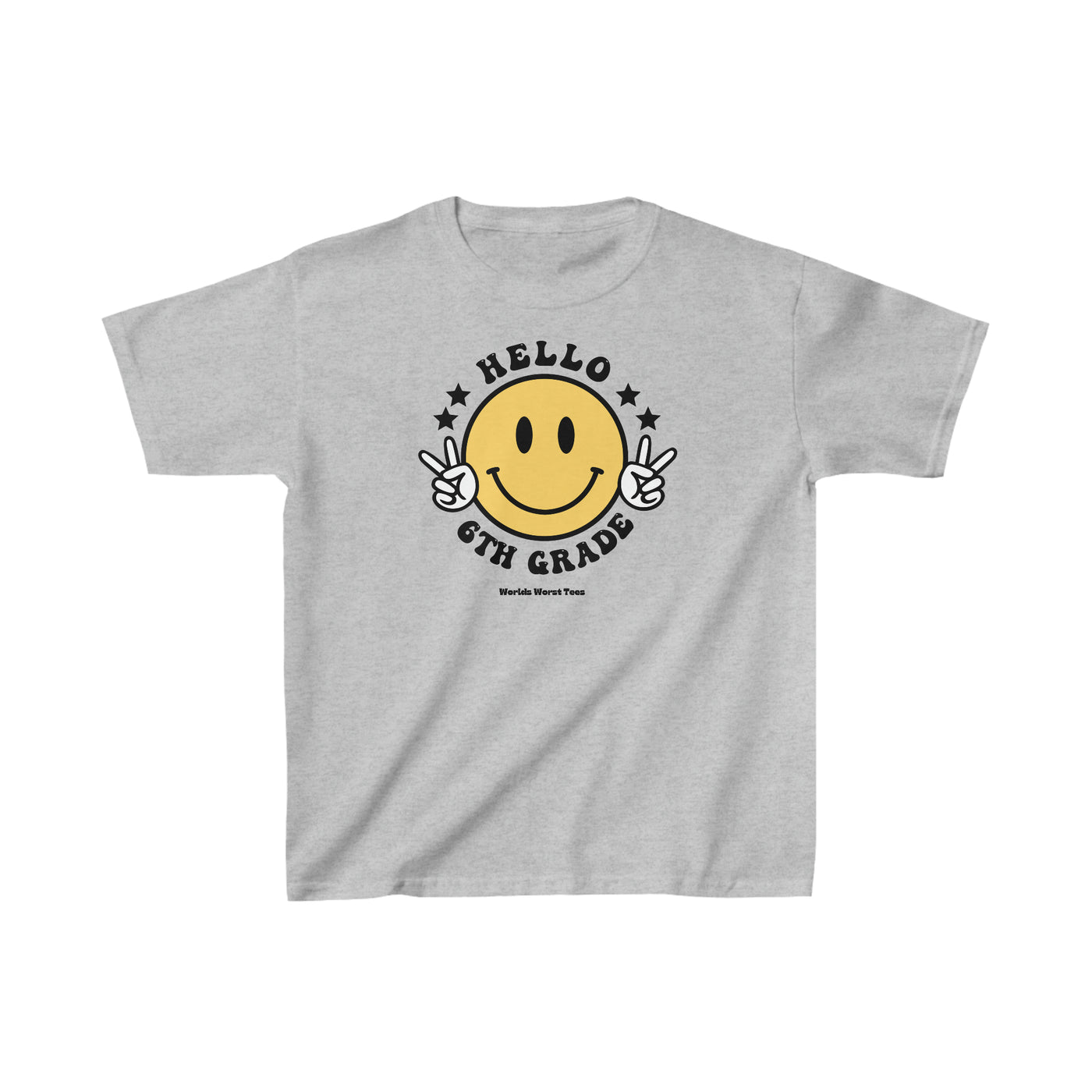 Hello 6th Grade Kids Tee