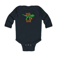 Trick Rawr Treat Long Sleeve Onesie