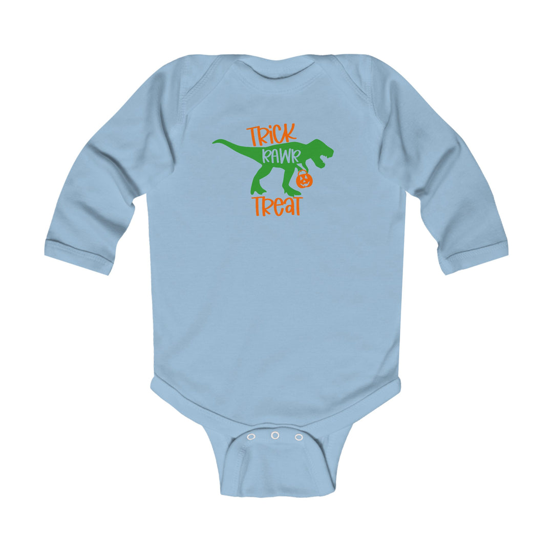 Trick Rawr Treat Long Sleeve Onesie