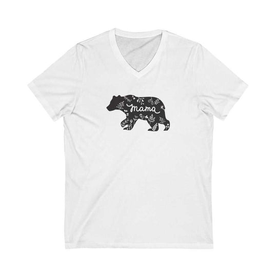 Mama Bear Short Sleeve V-Neck Tee 88466760999271023804 24 V-neck Worlds Worst Tees