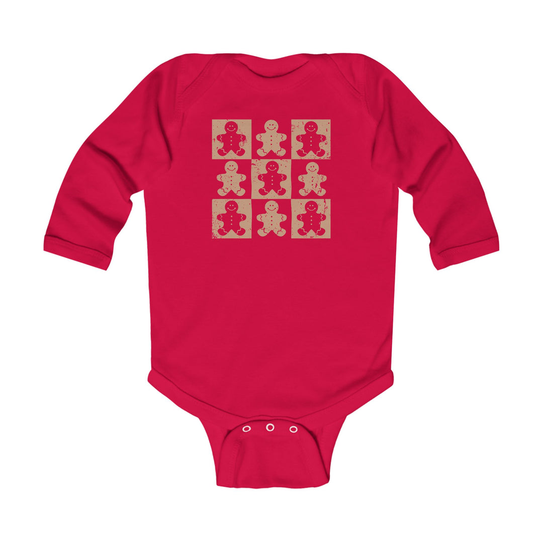 Gingerbread Man Long Sleeve Onesie