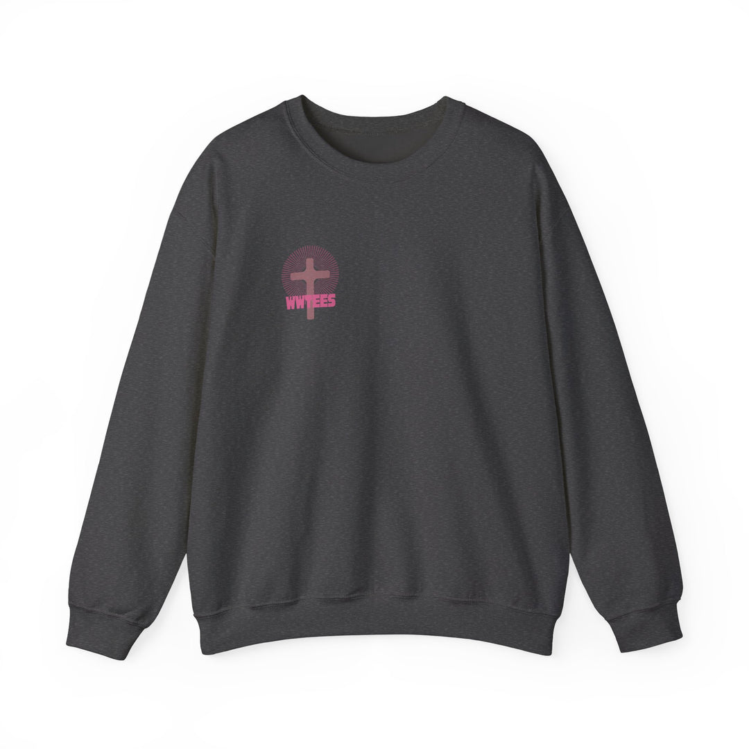 Good Things are Coming Crew sweatshirt, unisex heavy blend, featuring ribbed knit collar and double-needle stitching for durability, ideal for cozy comfort and style.