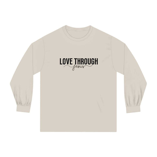 Love Through Jesus Long Sleeve Tee 11305128700119221340 28 Long-sleeve Worlds Worst Tees