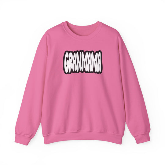 Granmama Crew unisex heavy blend crewneck sweatshirt, ideal for any situation. Made of 50% cotton, 50% polyester with ribbed knit collar. Medium-heavy fabric, loose fit, true to size.