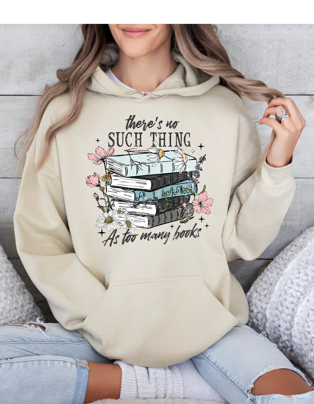 Too Many Books Hoodie