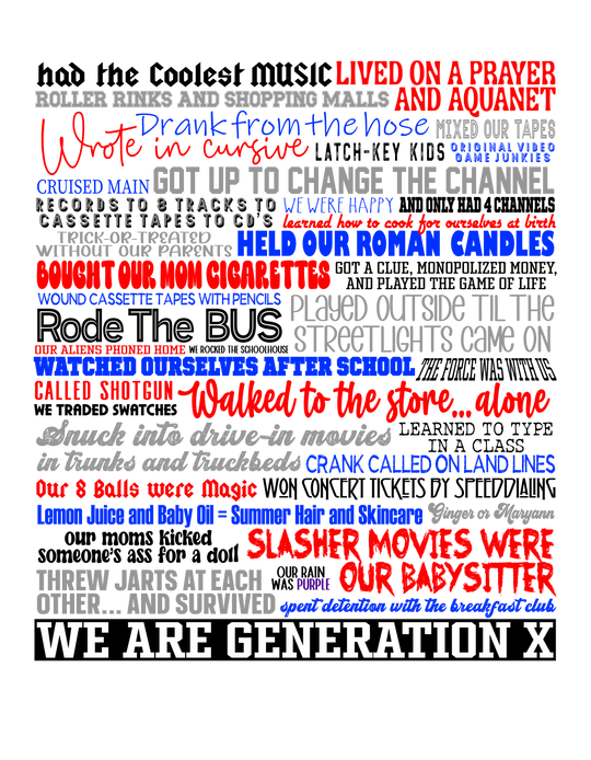 Generation X Hoodie