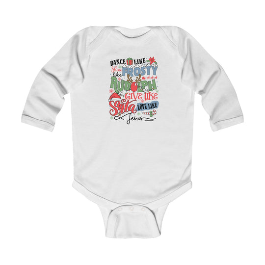 Frosty Rudolph Santa Jesus Onesie