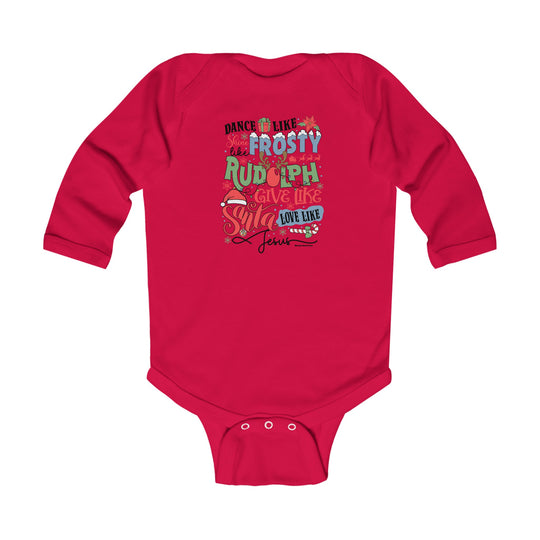 Frosty Rudolph Santa Jesus Onesie