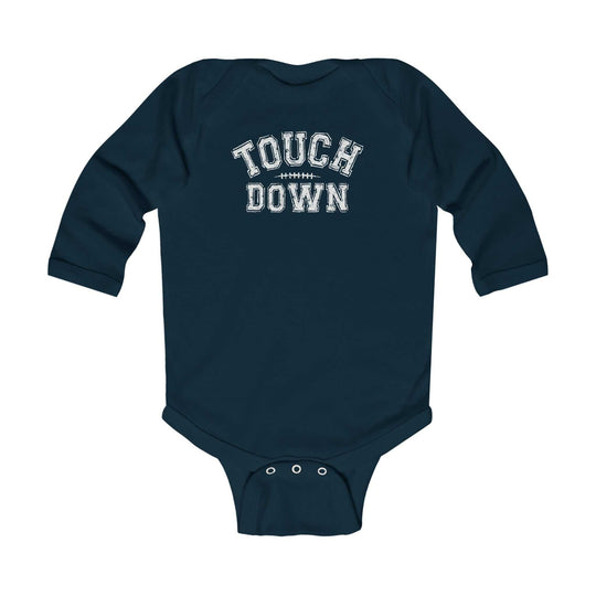 Touch Down Long Sleeve Onesie 14900325255722673224 19 Kids clothes Worlds Worst Tees