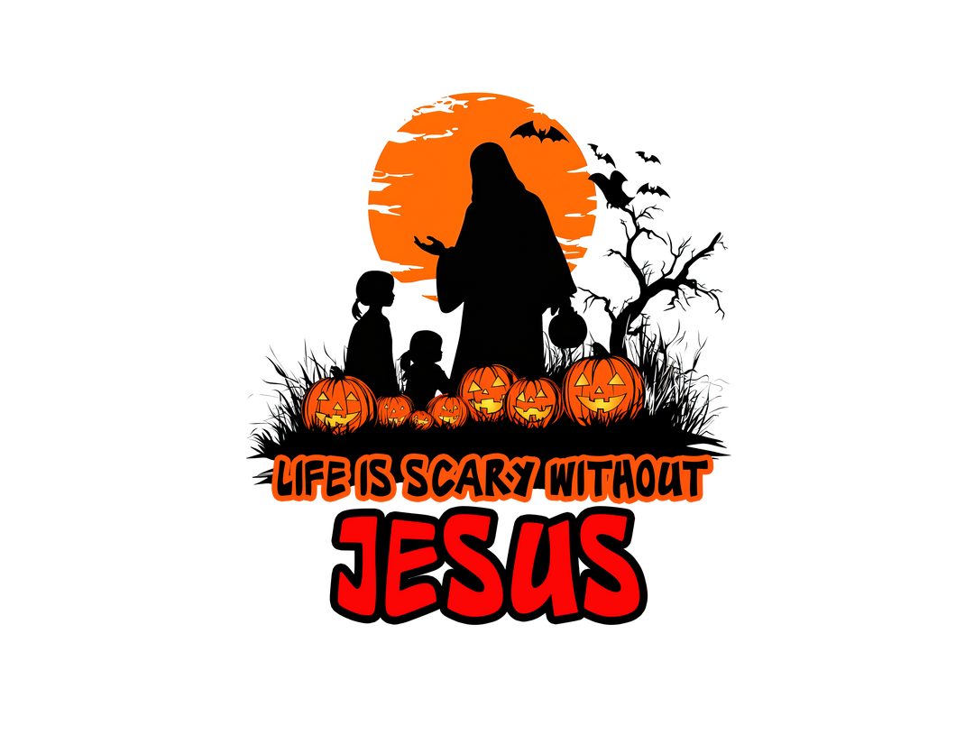 Life is Scary Without Jesus Tee 12136863061553362567 28 T-Shirt Worlds Worst Tees