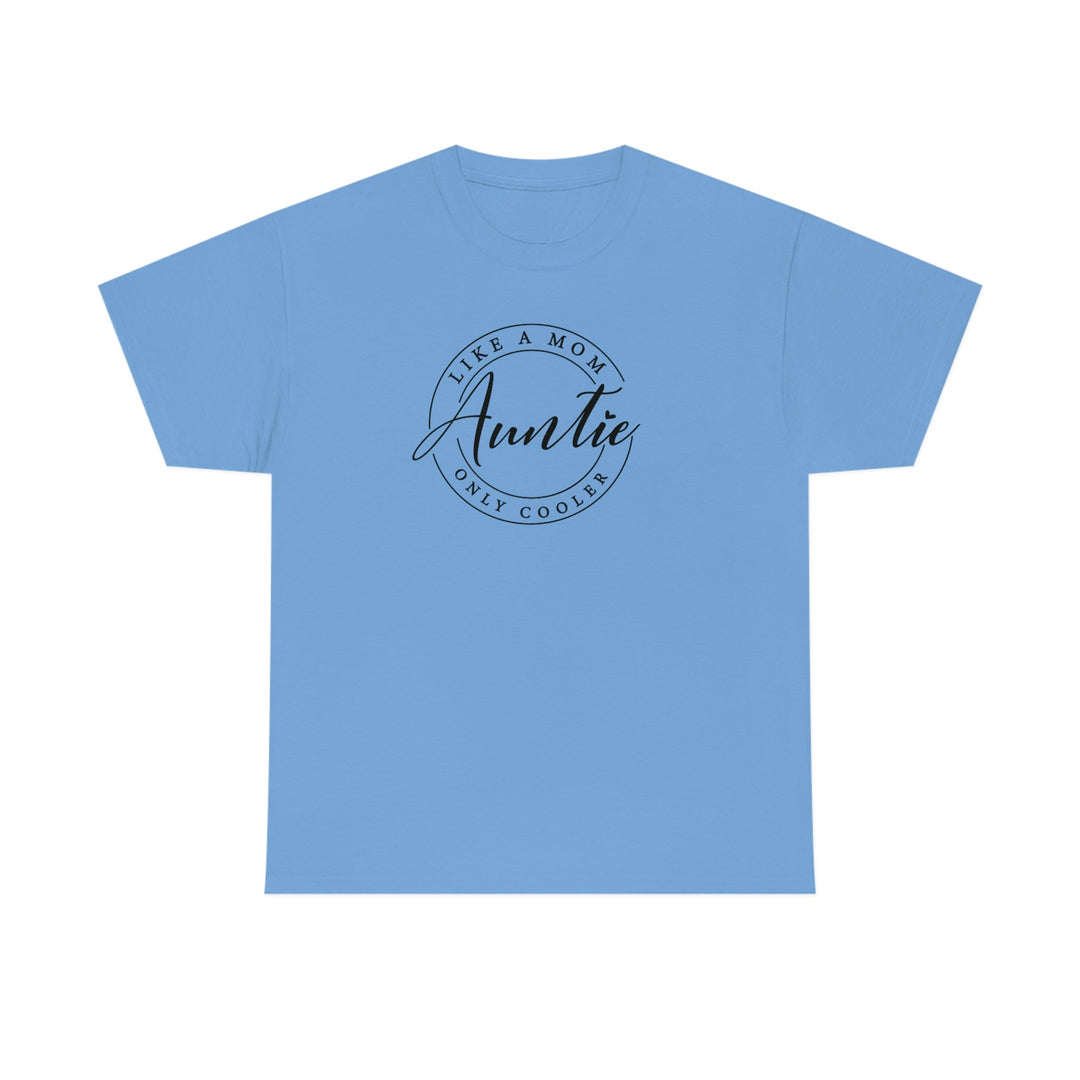 Auntie Tee: Unisex cotton shirt with no side seams, tape on shoulders for durability. Classic fit, tear-away label, medium fabric. Ideal for casual fashion.