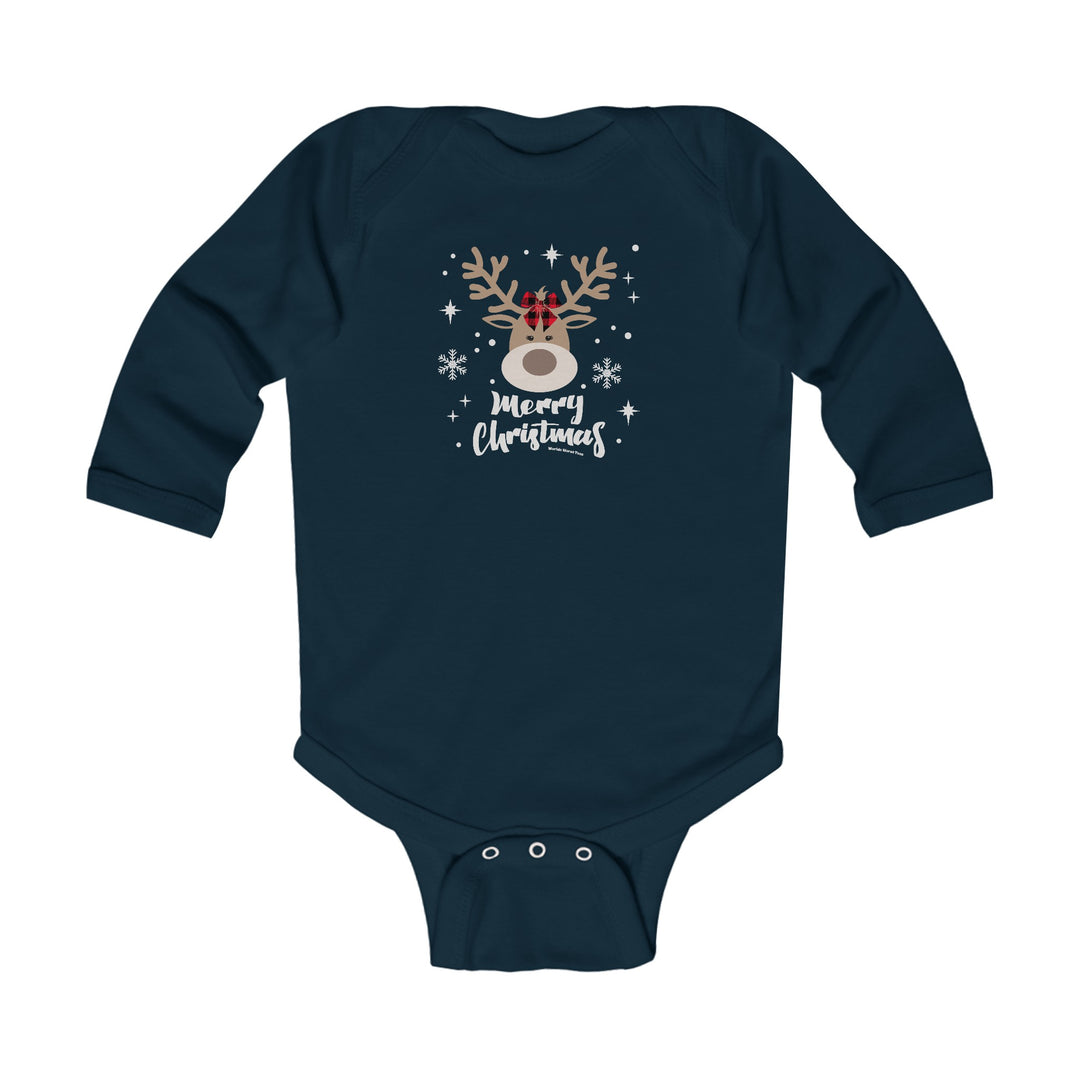 Girly Christmas Deer Christmas Onesie