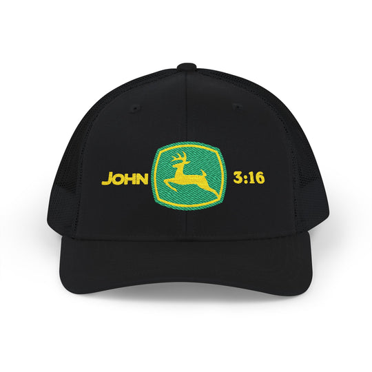 John 3:16 Snapback Trucker Cap (Embroidery)