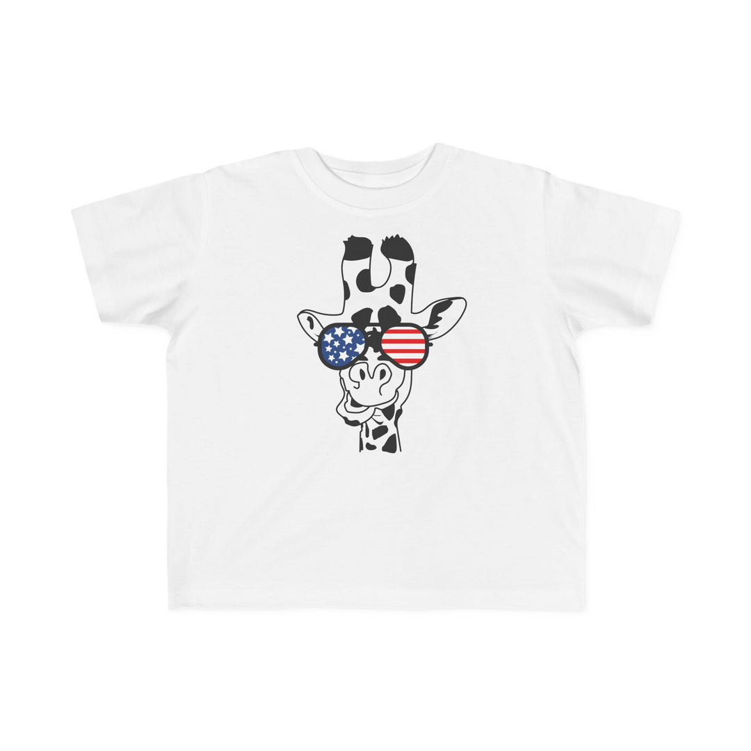 4th of July Giraffe Toddler Tee