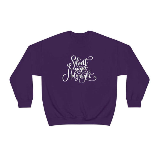 Silent Night Holy Night Crewneck 20655661943112584964 44 Sweatshirt Worlds Worst Tees