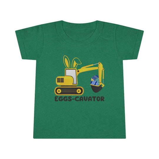 Eggs-Cavator Toddler Tee 38103153690085719736 18 Kids clothes Worlds Worst Tees