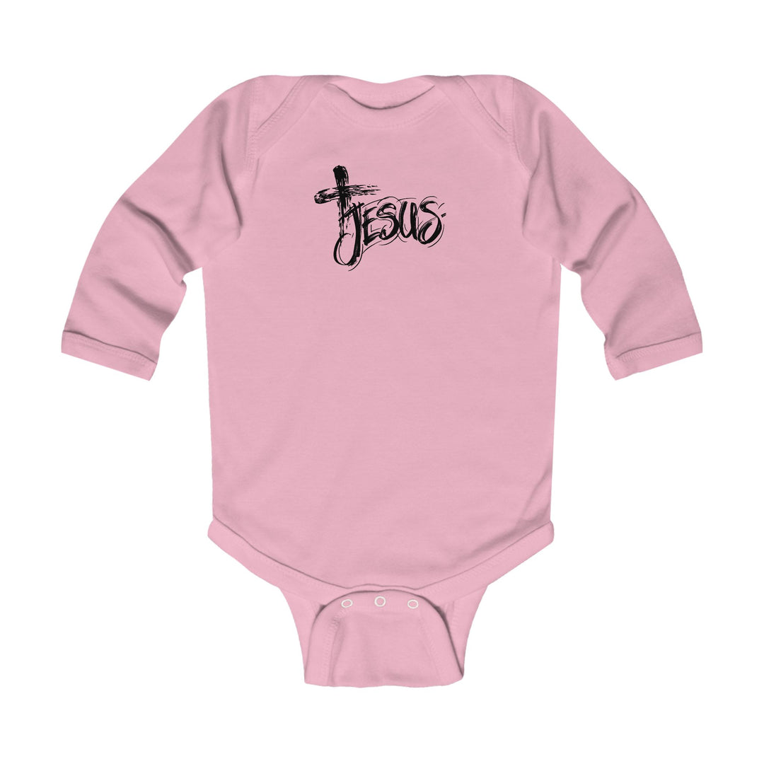 Jesus Cross Long Sleeve Onesie